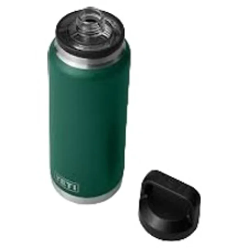 Yeti Rambler 36oz Chug Bottle in Black Forest Green-1